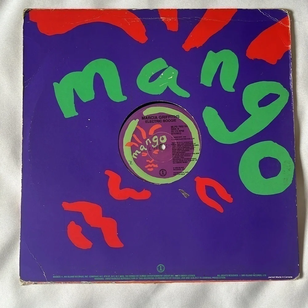 MARCIA GRIFFITHS – "ELECTRIC BOOGIE" VINYL RECORD ✨✨✨ - Picture 2 of 4
